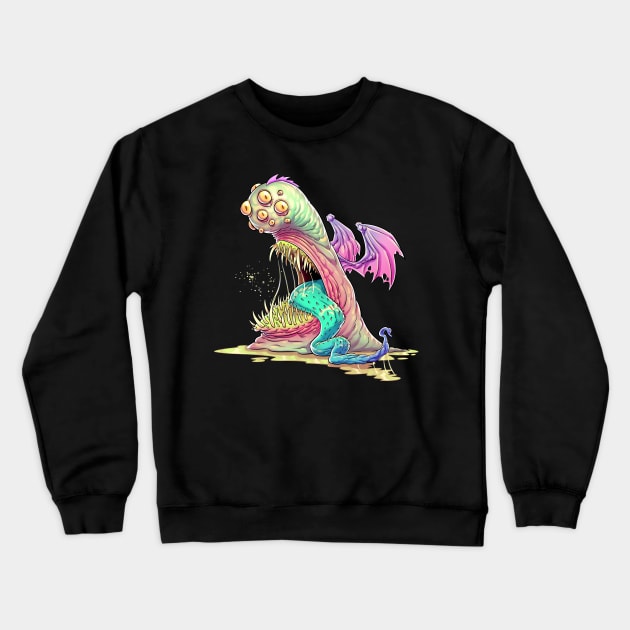 Gorble, the Monster that loves you Crewneck Sweatshirt by tommartinart